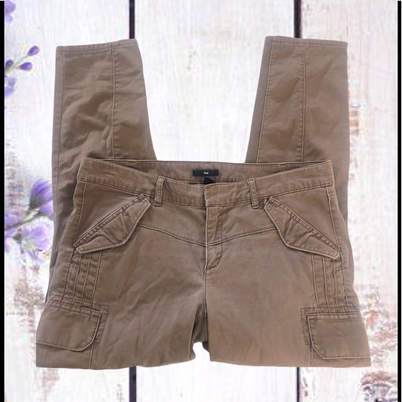 Rare- GAP RETRO V YOKE KHAKI SLIM FIT ANKLE PANT‐cargo - Picture 3 of 16